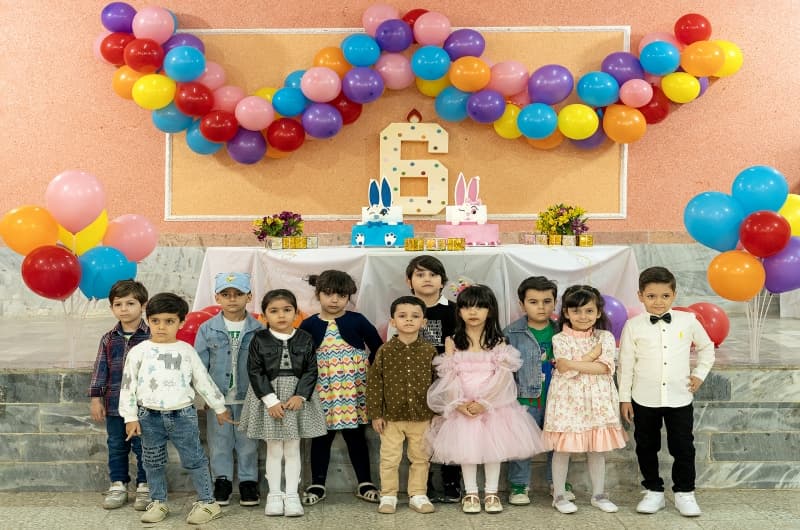 پیش دبستانی گلدونه ها کلاس گل مریم